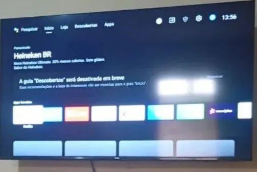 Tv Roku 43 polegadas Semp FUHD semi nova c/ controle 