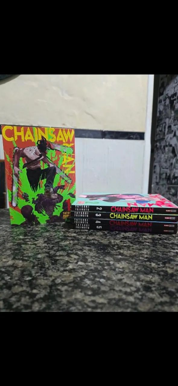 Mangás chainsaw man Volume 1 ao 5