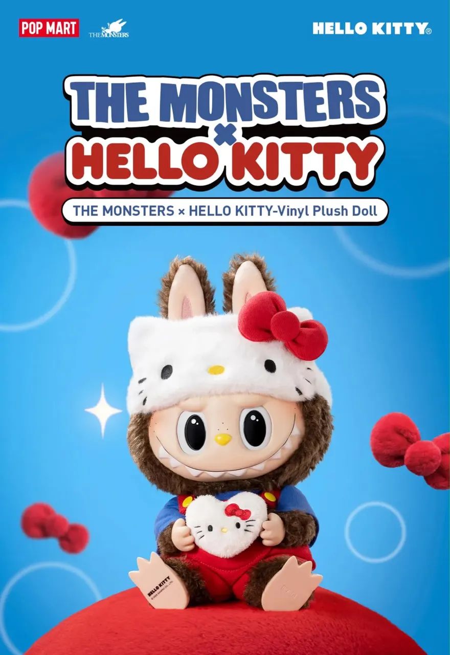 Labubu THE MONSTERS × HELLO KITTY - Hobbies e coleções - Gutierrez