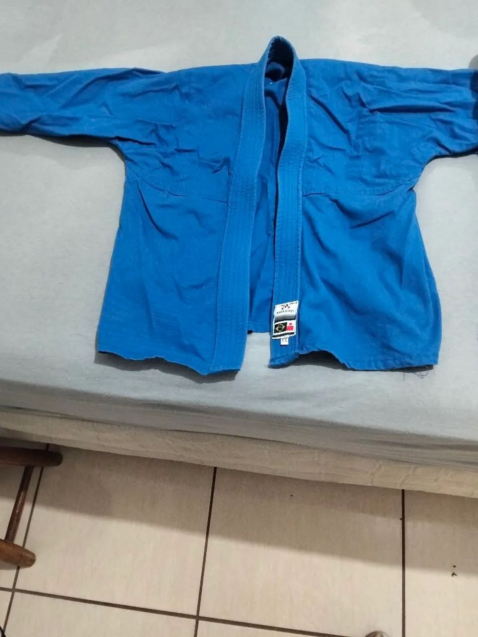 Kimono azul judô  - Foto 4