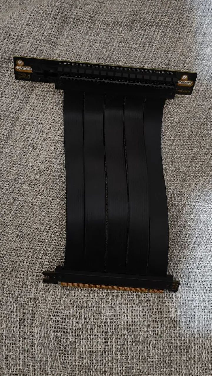 Cabo rise PCIE 4.0 preto  - Foto 2