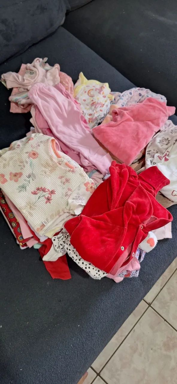 Lote de roupa para bebê  menina  - Foto 2