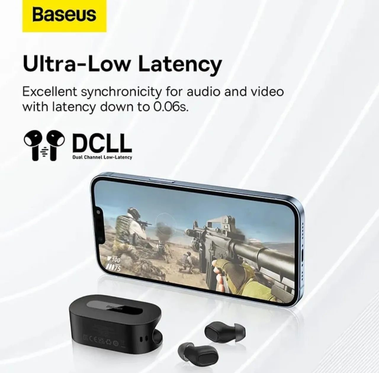 Fone de Ouvido Bluetooth Baseus Bowie EZ10 - Foto 4