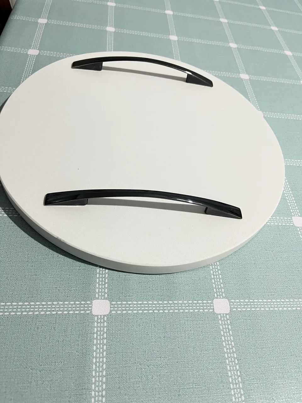 Bandeja redonda em Quartzo Branco - Foto 3