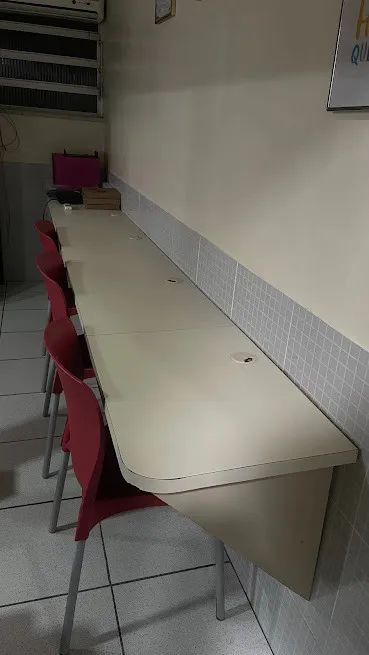 Bancada para escritório 3m70 x 47cm