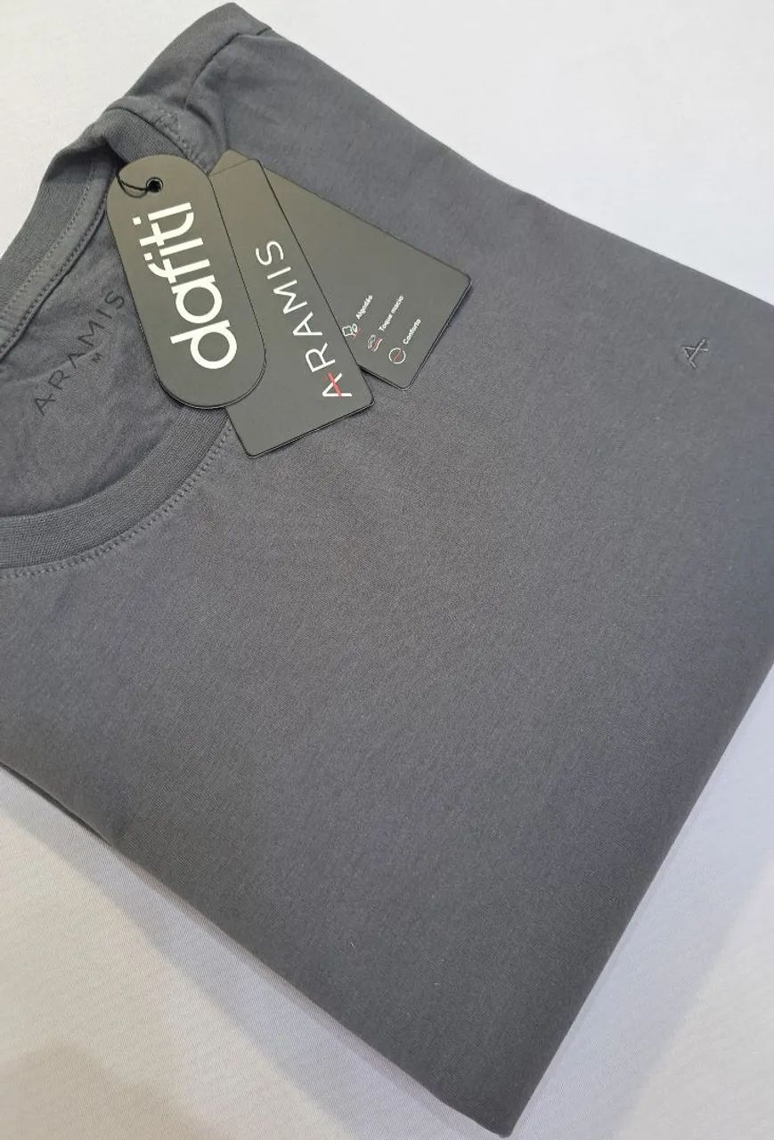 Camiseta Aramis Cinza G - Foto 4