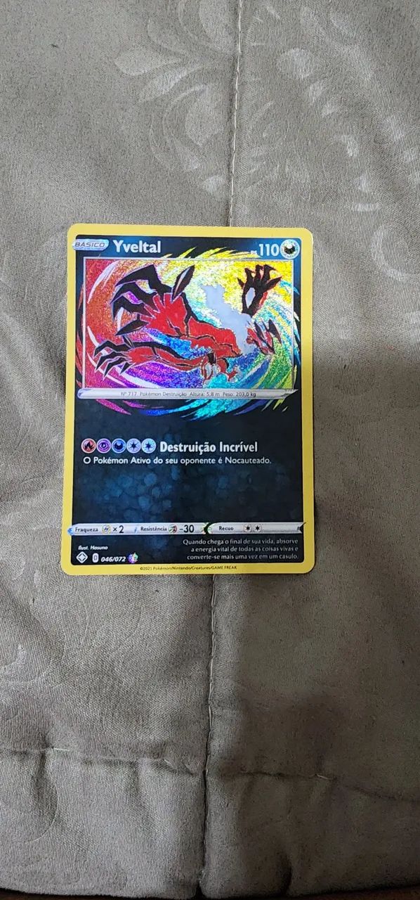 Carta pokemon Yveltal