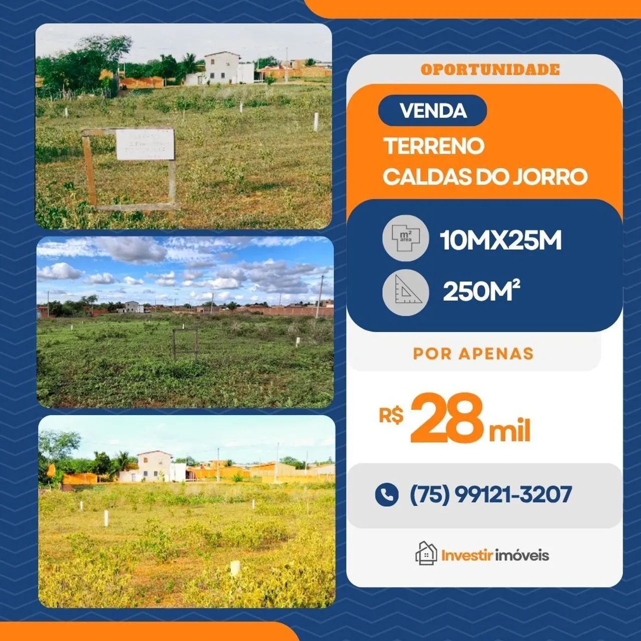 TERRENO EM CALDAS DO JORRO