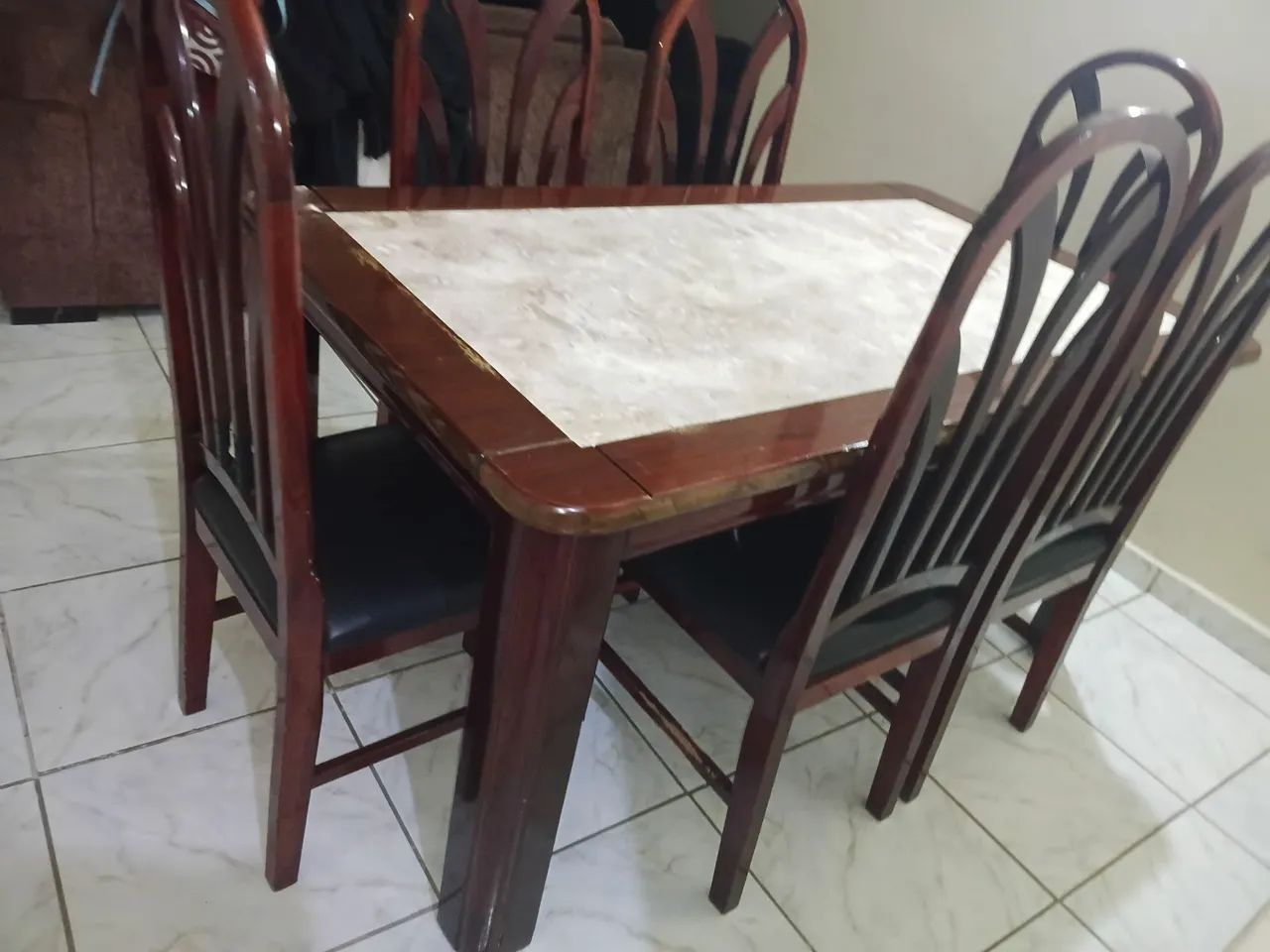 Vendo mesa madeira - Foto 5