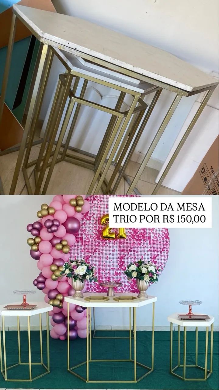 Mesa sextavada  - Foto 2