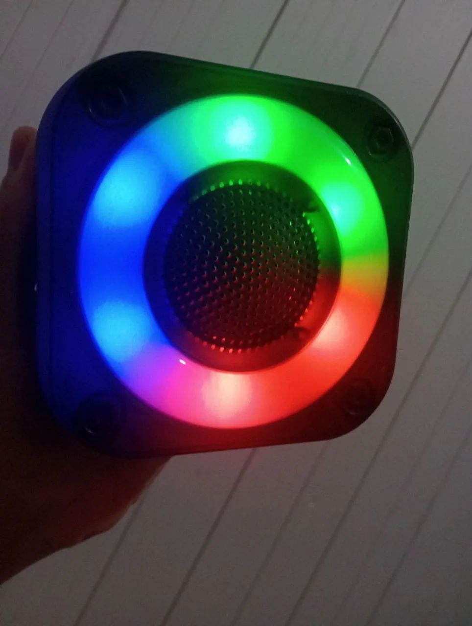 Caixa de som Bluetooth portátil Caixinha de som Bluetooth com led - Foto 2