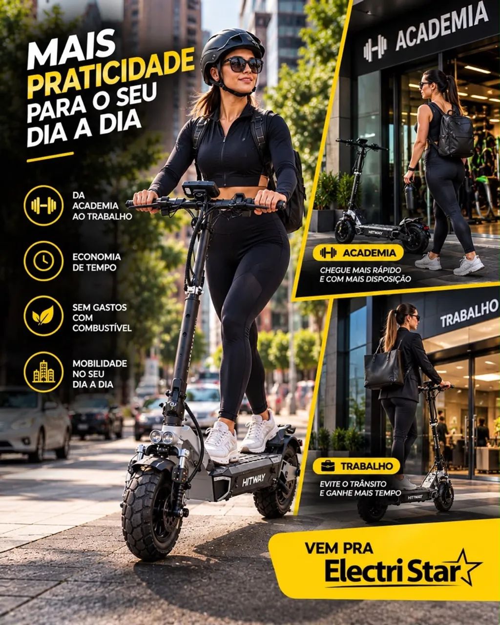 Patinete elétrico 1000W - Foto 3