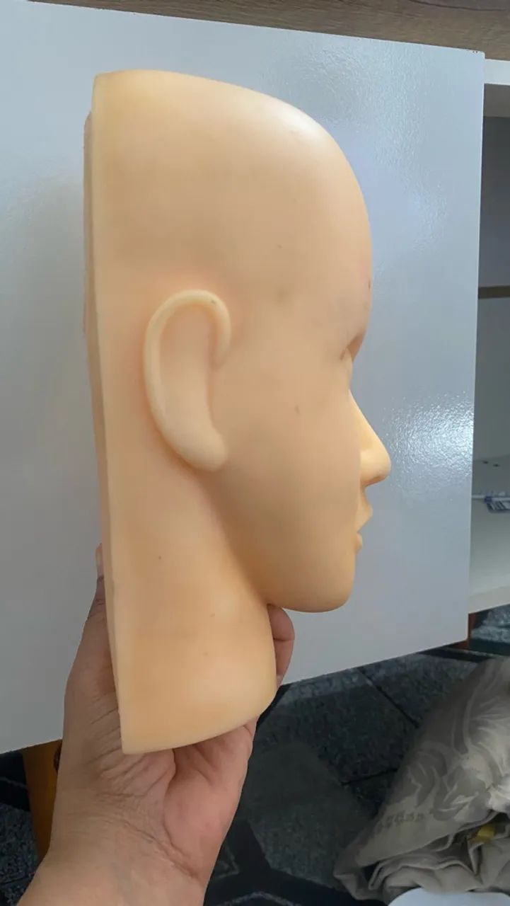 Cabeça de treino de sobrancelhas e cílios  - Foto 2