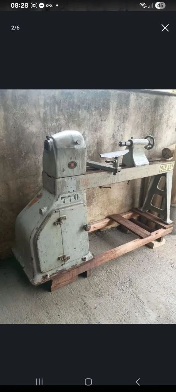 Máquina torno industrial  - Foto 2