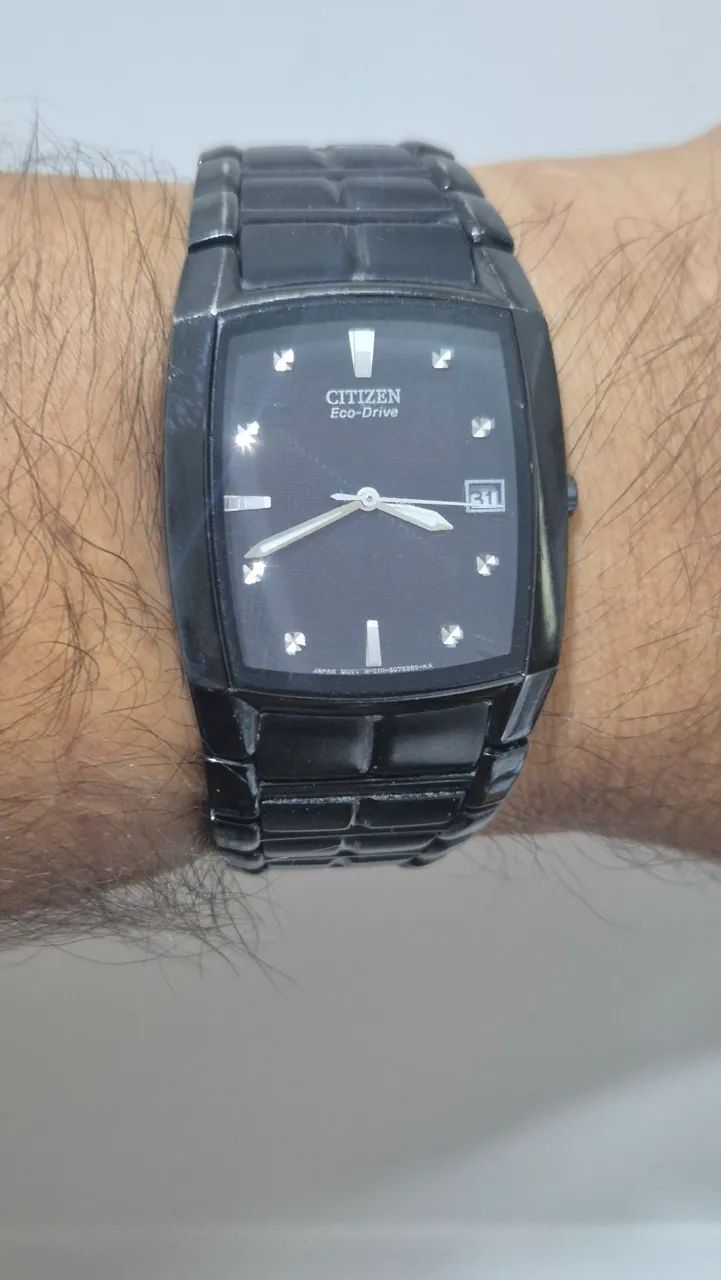 Relógio CITIZEN ECO-DRIVE  BLACK   -  MODELO NOVO - Foto 2