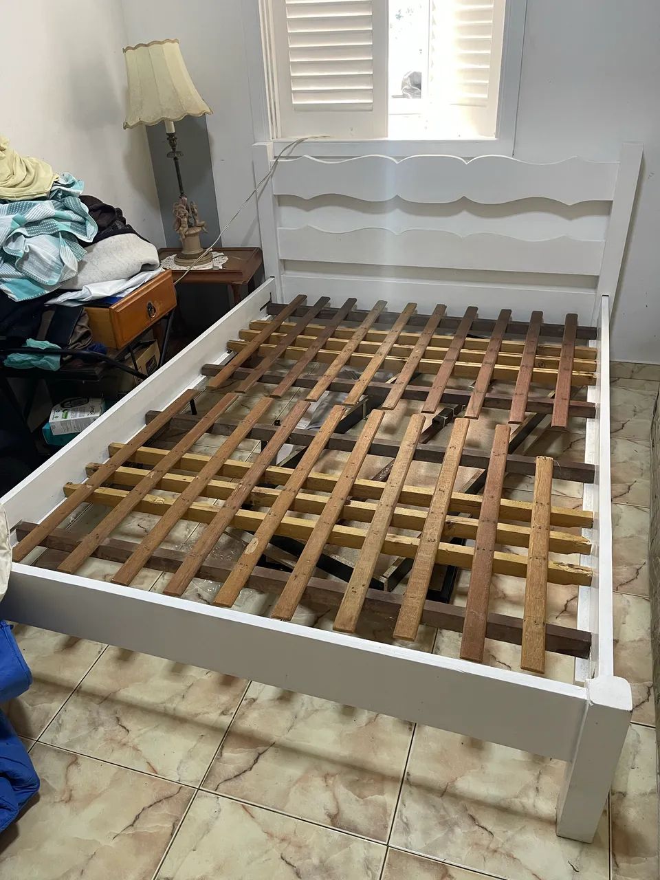 Cama de Casal - Madeira Maciça