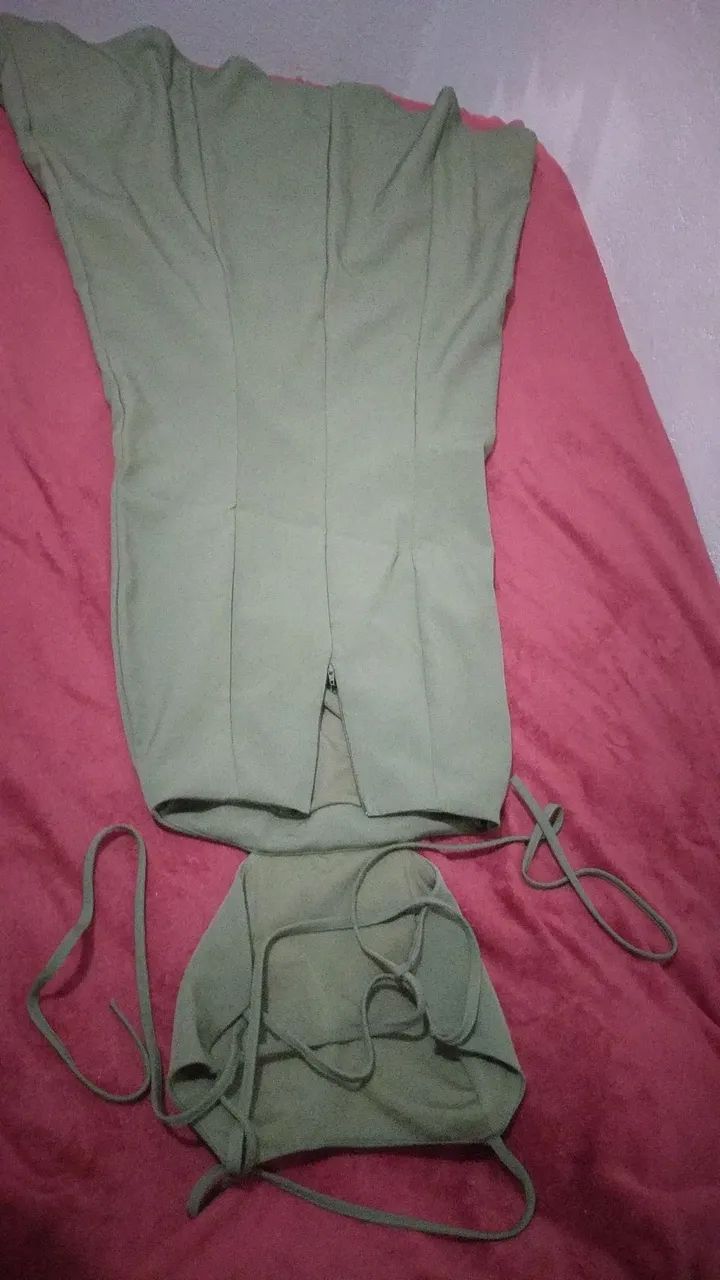 Vestido verde oliva - Foto 5