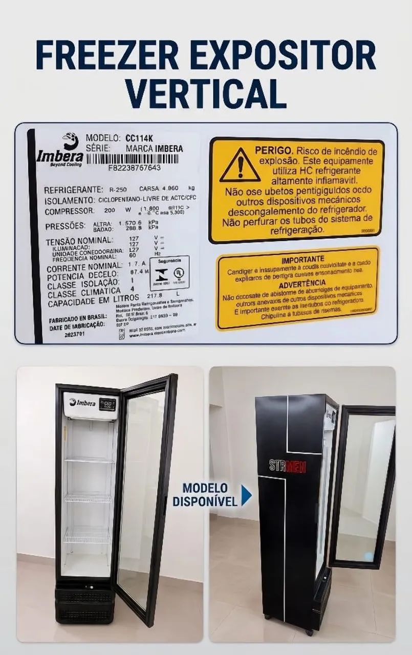 Freezer expositor profissional - Foto 2