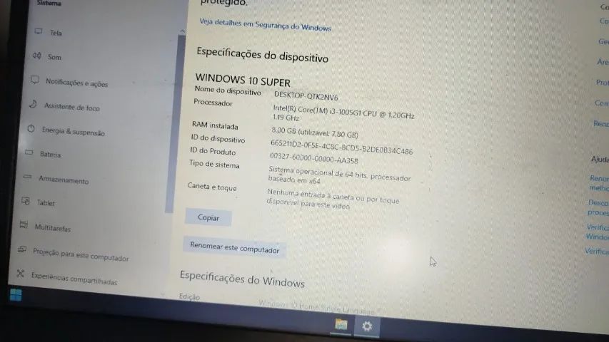 VENDO OU TROCO NOTEBOOK LENOVO - Foto 4