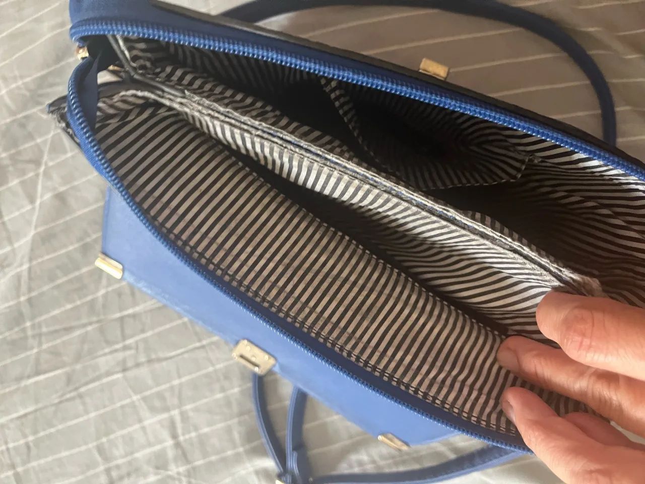 Bolsa azul - Foto 2