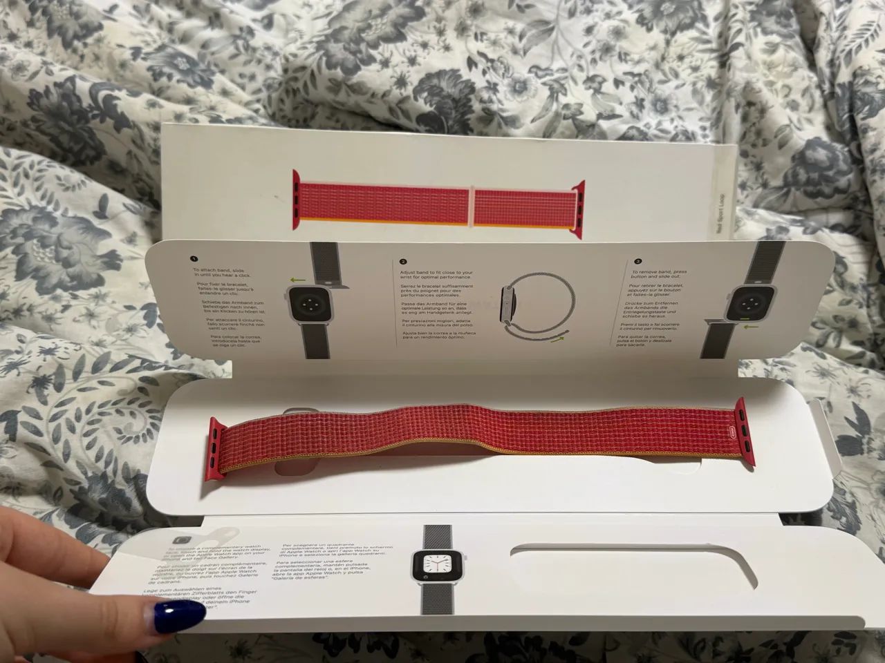 Pulseira Apple watch 41 mm vermelha  - Foto 2