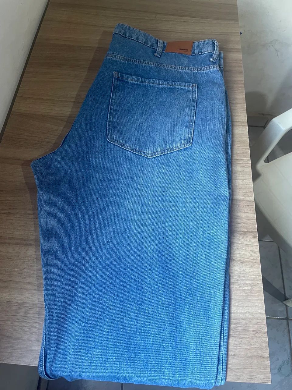 Calça jeans reta Hering masculina - Foto 4