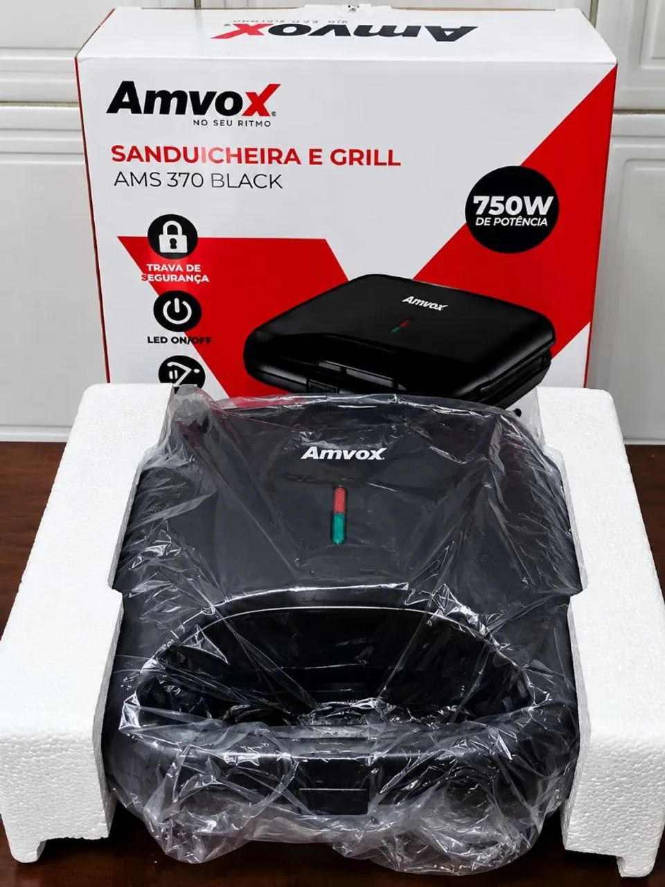 SANDUICHEIRA E GRILL AMVOX 