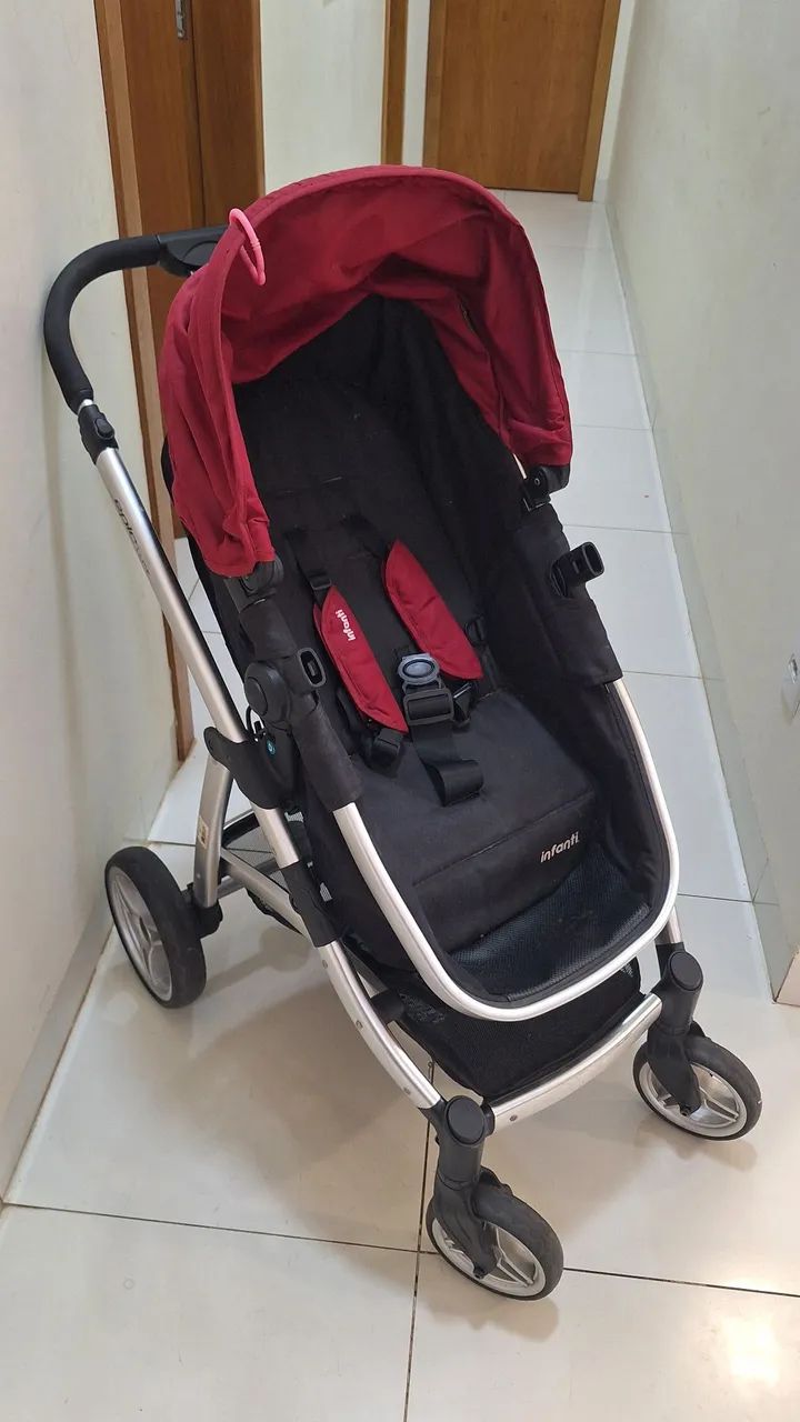Carrinho de Bebê Travel System com Bebê Conforto Infanti Epic Lite - Foto 5