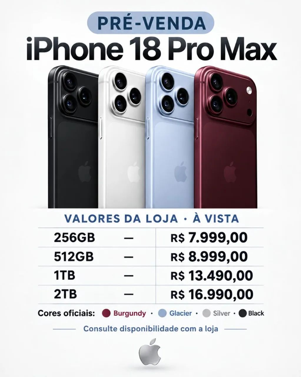 18 pro Max pré compra 