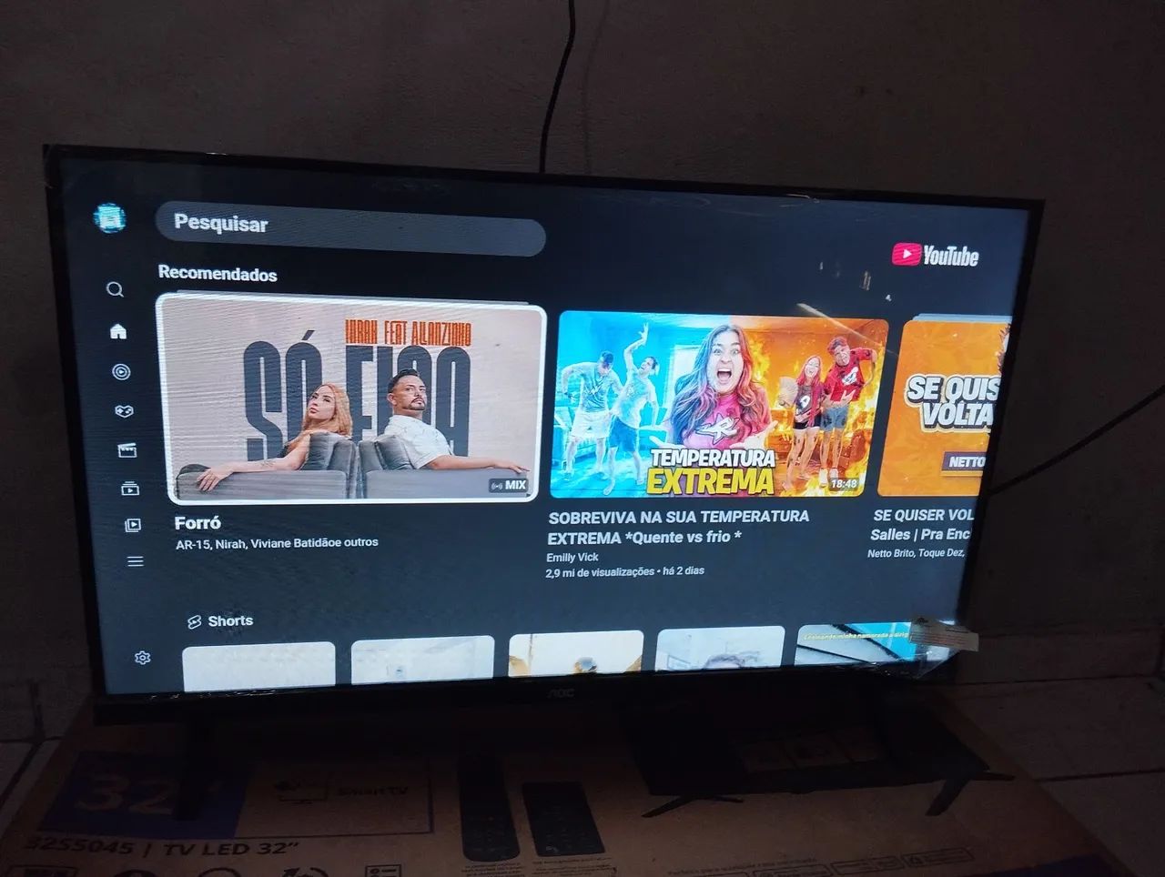 450$ smart tv 32 polegadas Philips semi nova perfeita!