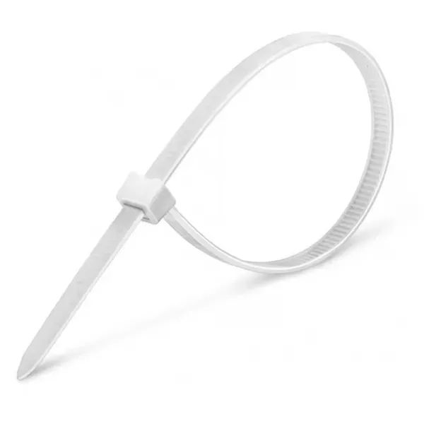 abraçadeira de nylon 3,6 x 250mm natural com 100 peças bomvink bom-5507
