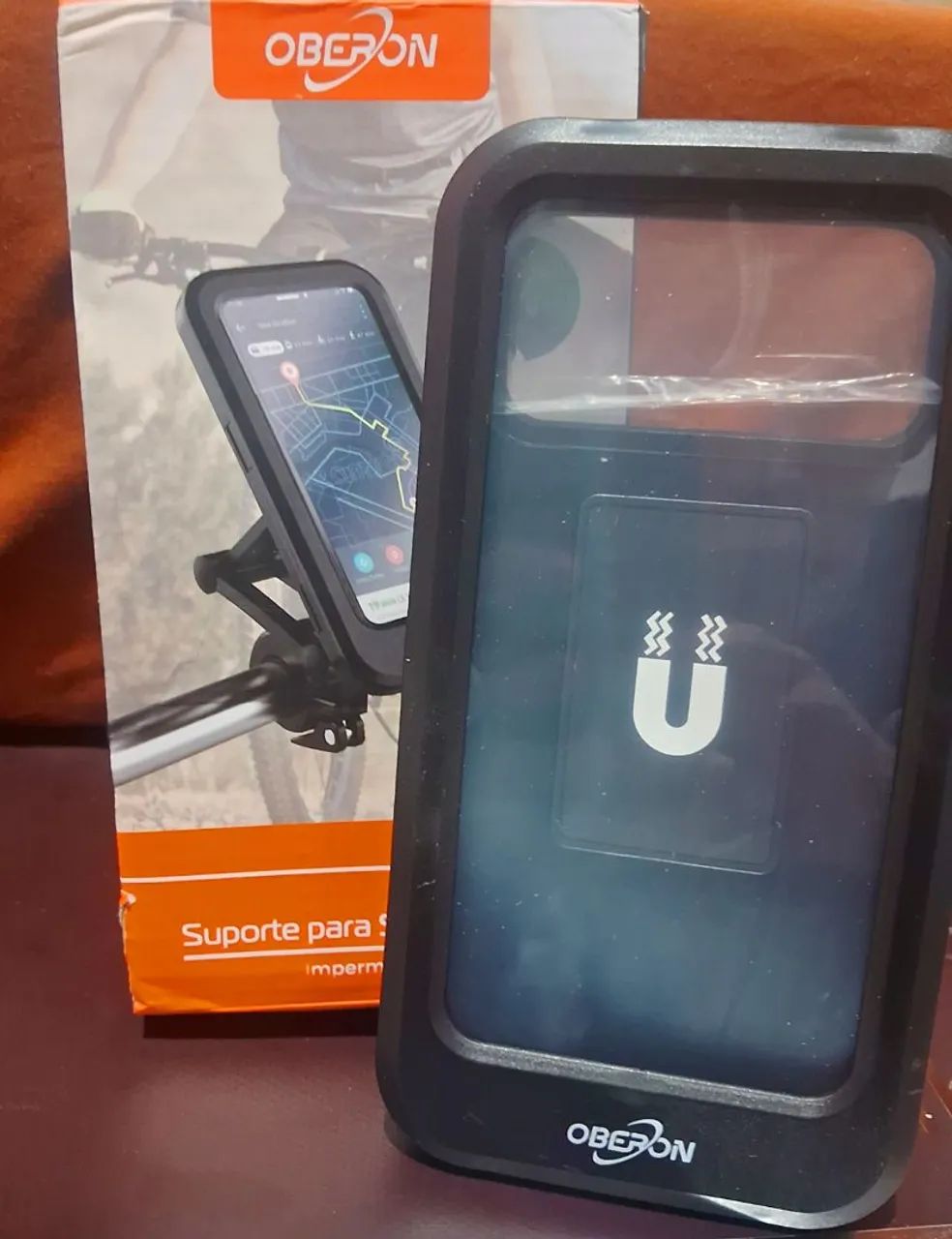 ? SUPORTE PARA CELULAR DE MOTO IMPERMEÁVEL - OR-SP15 - Foto 2