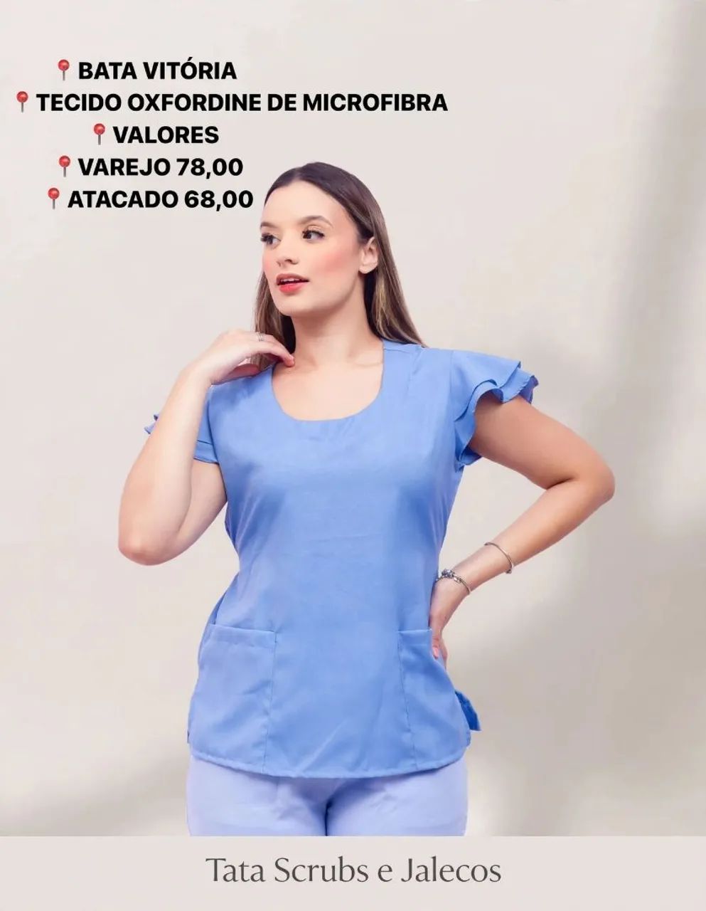 Bata para área da saúde 