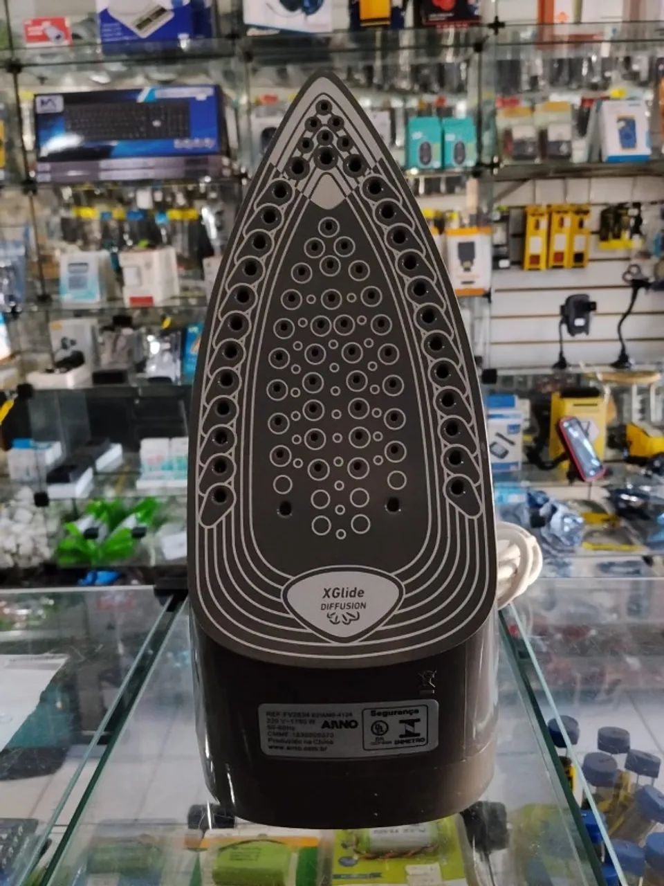 FERRO A VAPOR ARNO POWERGLISS 1750W 220V ROXO - USADO - Foto 4
