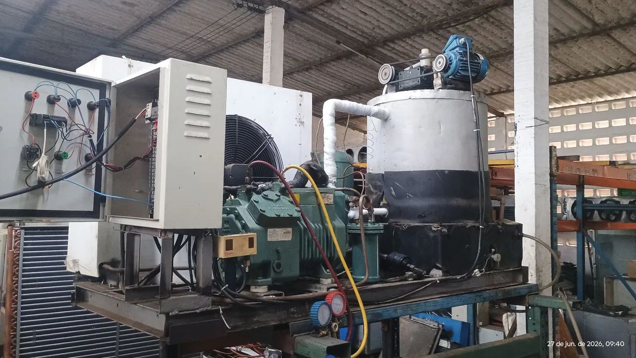 Gelo escama FLOCO máquina produtora 1000kg - Foto 5