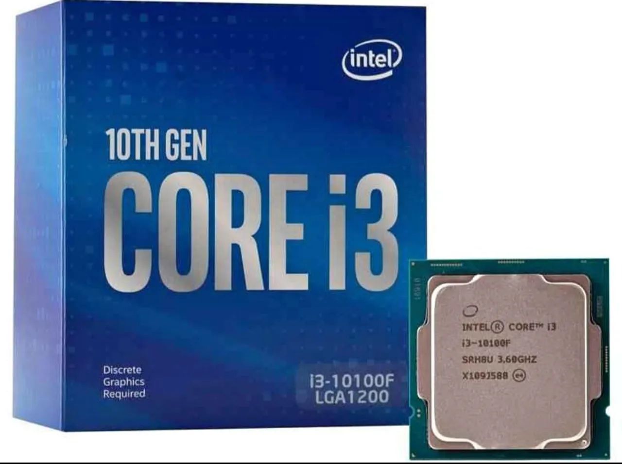 Processador Intel core i3 10100f