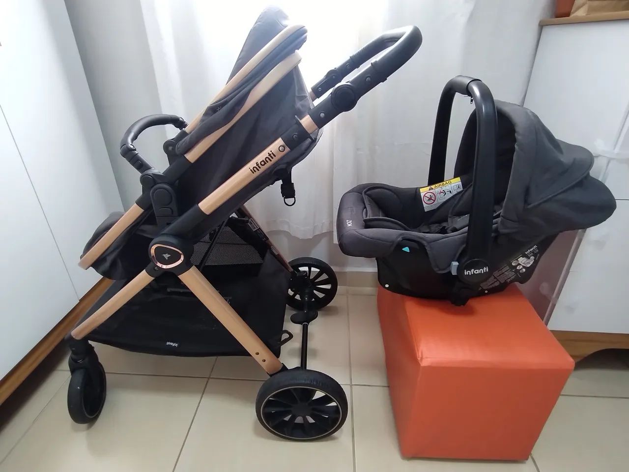 Carrinho Infanti Romanzo Travel System - Foto 4