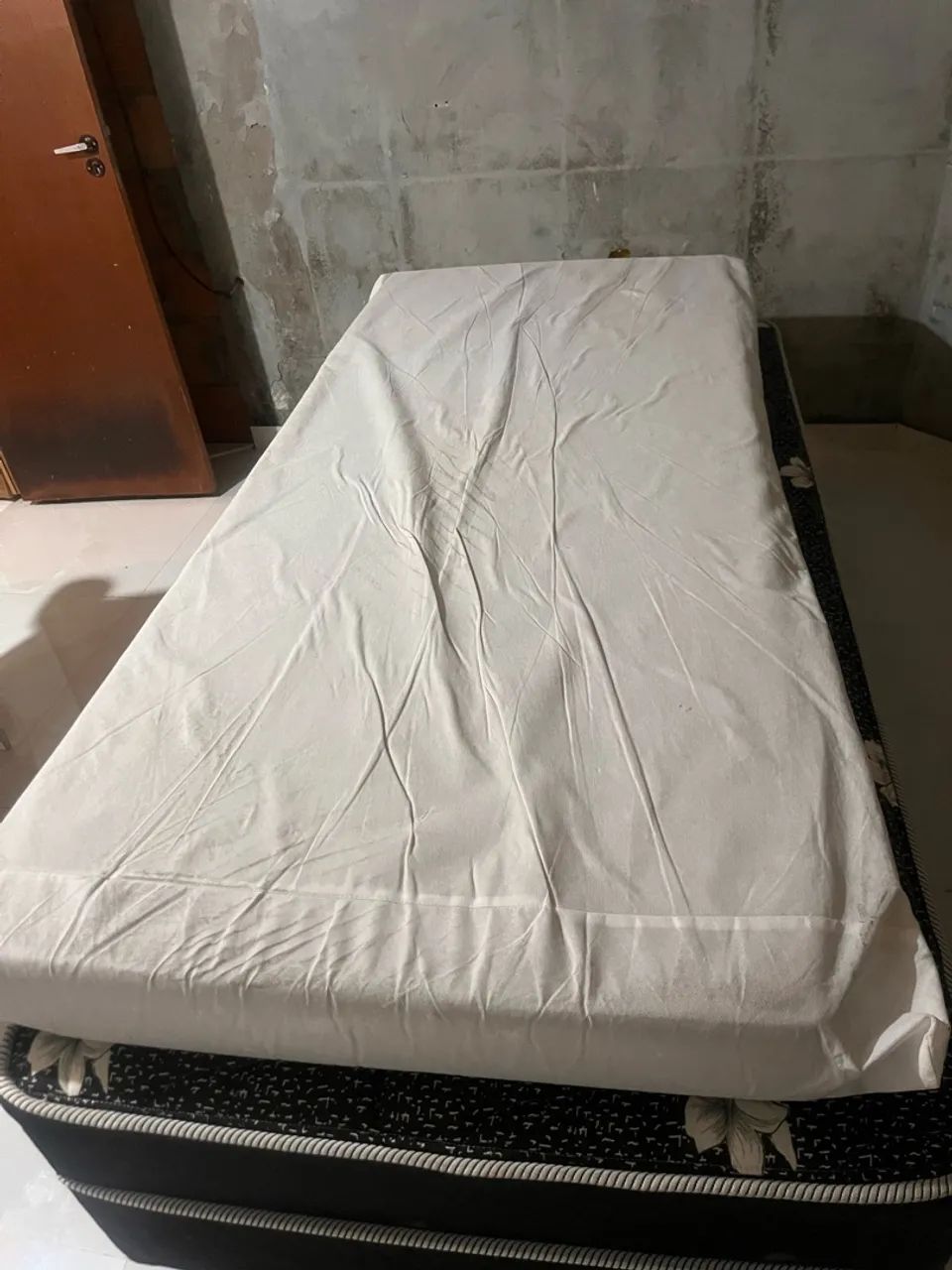 cama box conjugado com colchão de solteiro  - Foto 5