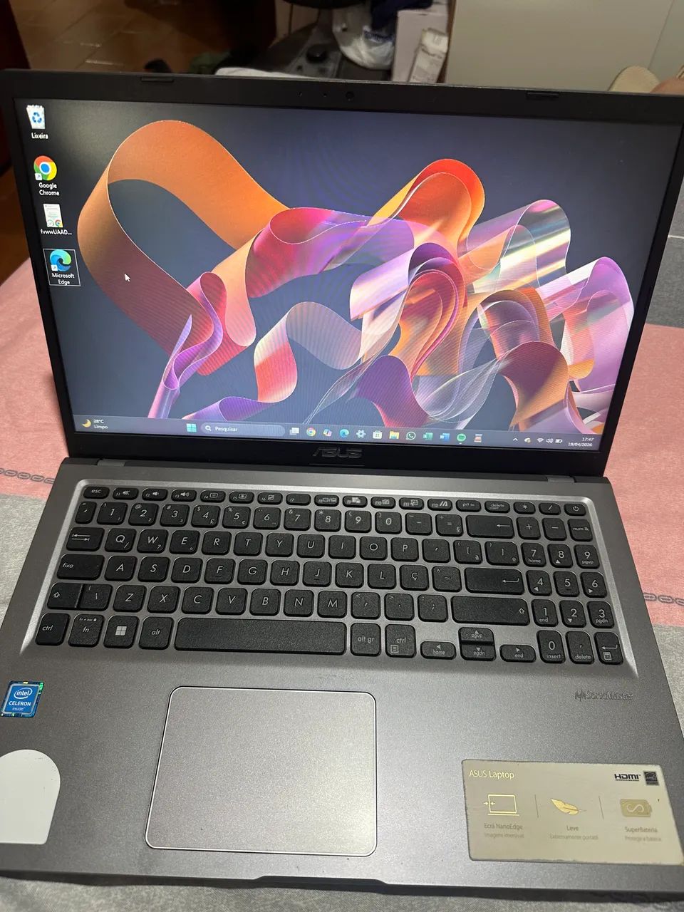 Notebook ASUS X515MA Intel Celeron 119GB  4,00GB RAM