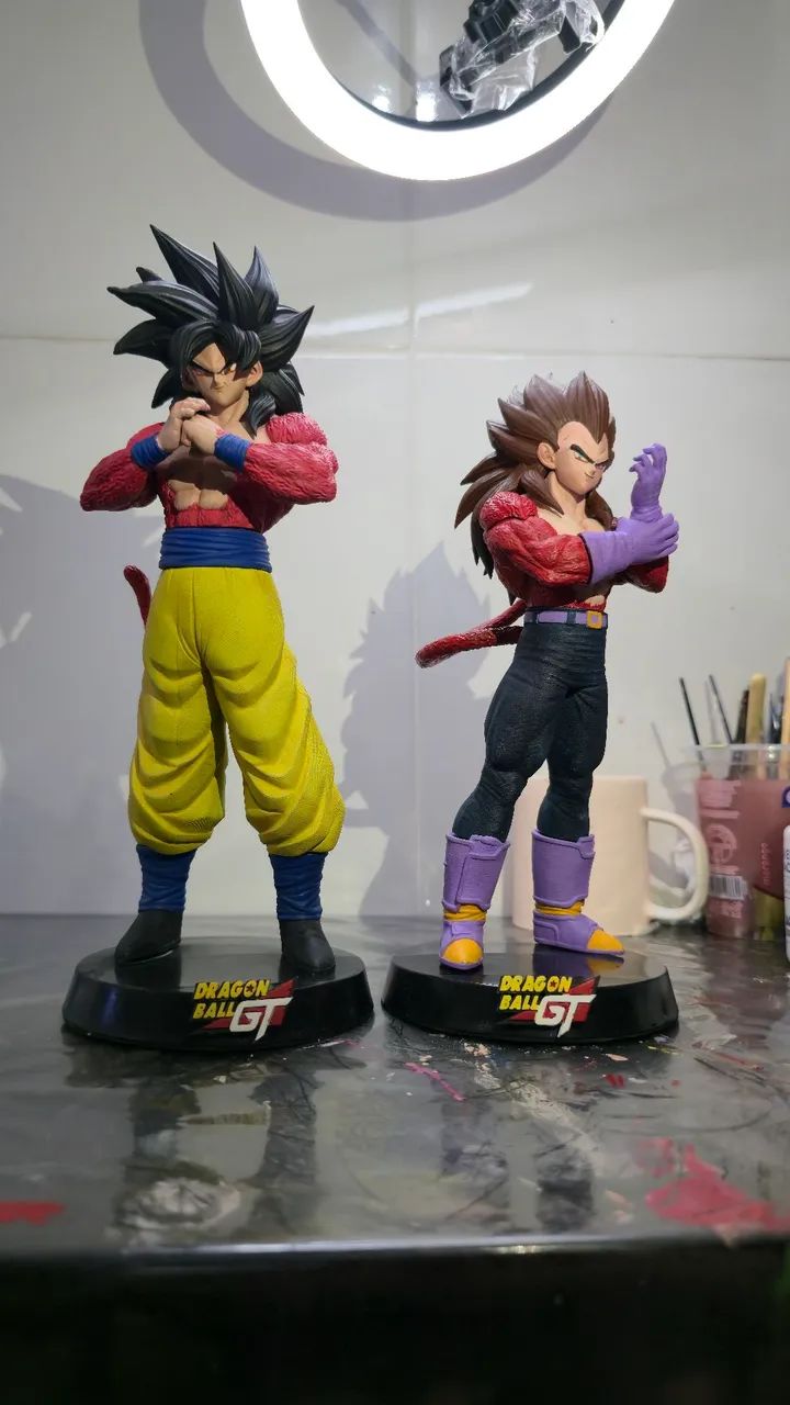 Action Figure Goku e Vegeta SSJ4