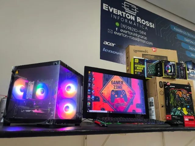 PC Gamer Entrada Novo Completo com Garantia - Foto 4
