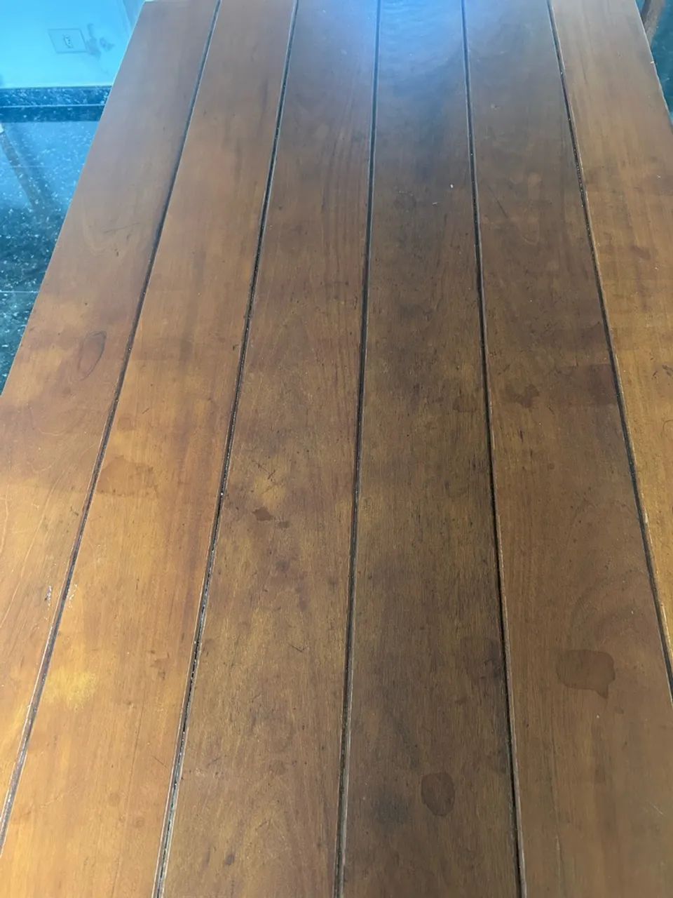 Mesa robusta de madeira maciça - Foto 4