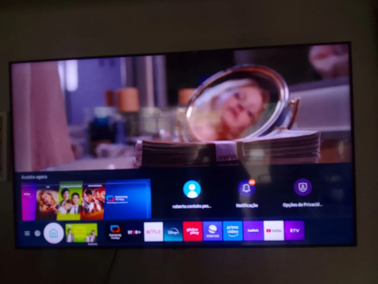 TV Samsung led  55 polegadas <br>55 polegadas<br>Simula 144 hz <br>Smart - Foto 2