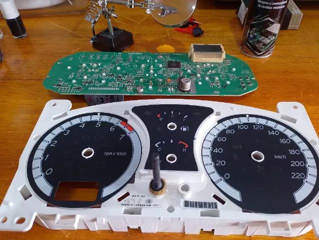 Painel Ford Zetec Rocam revisado funcionando 100% - Foto 6