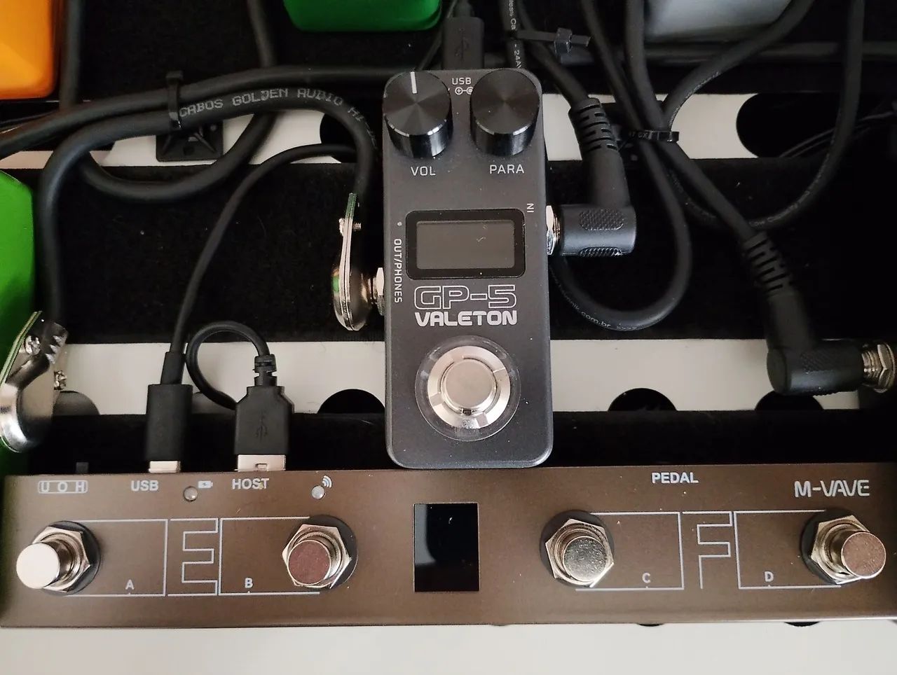 Valeton GP5 e Mwave Chocolate Plus - Instrumentos musicais