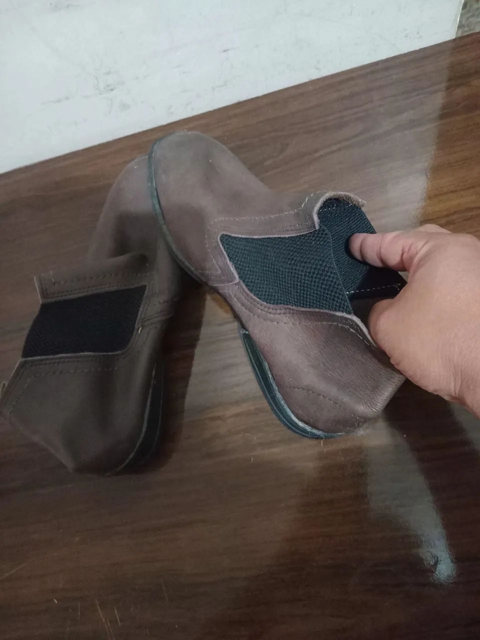 Bota de couro número 43 - Foto 2