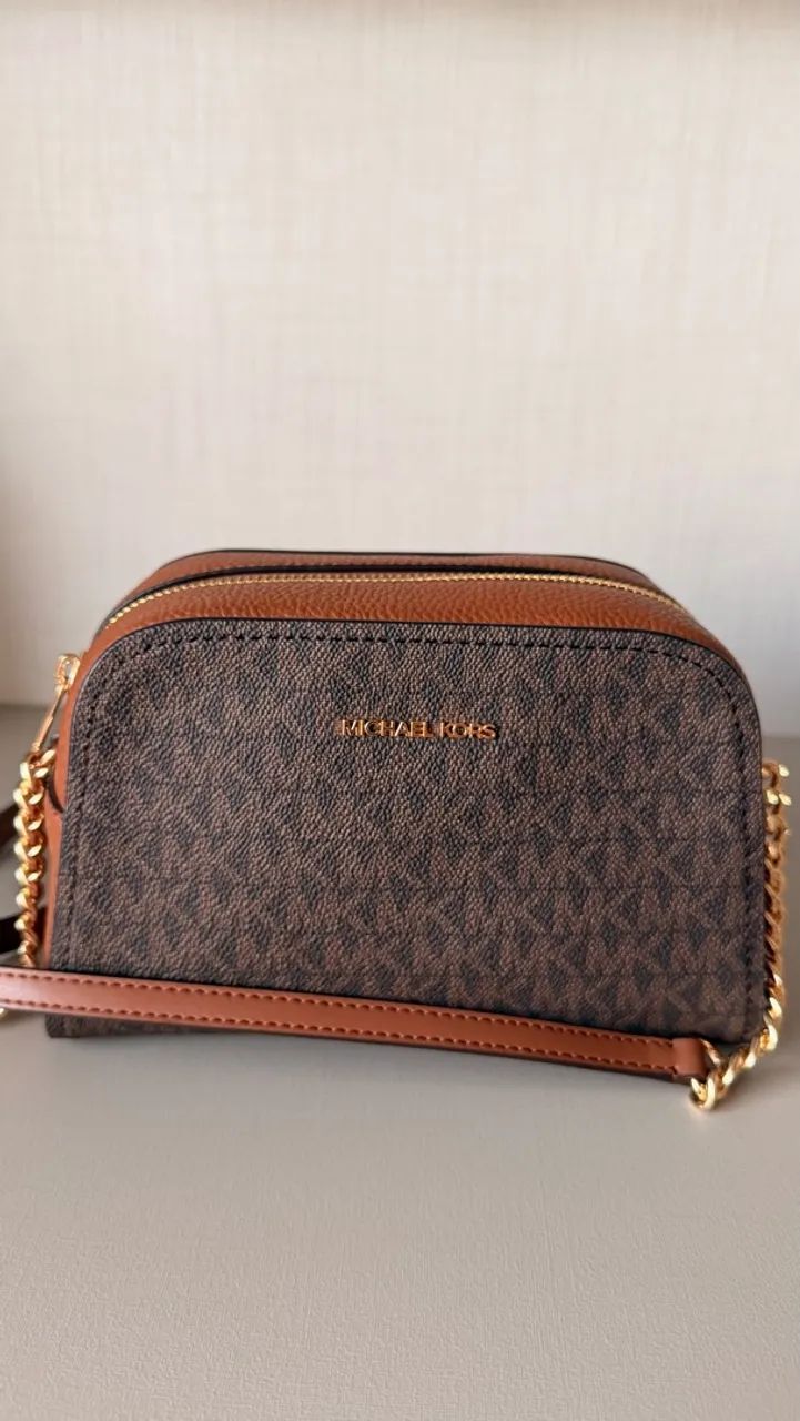Michael Kors Bolsa Tiracolo em couro Nova - Foto 2