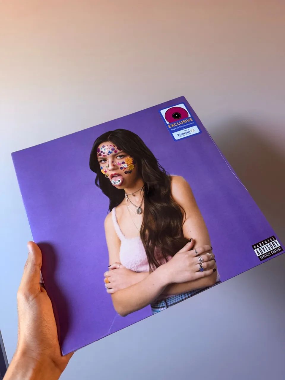Olívia Rodrigo suor disco vinil pink LACRADO