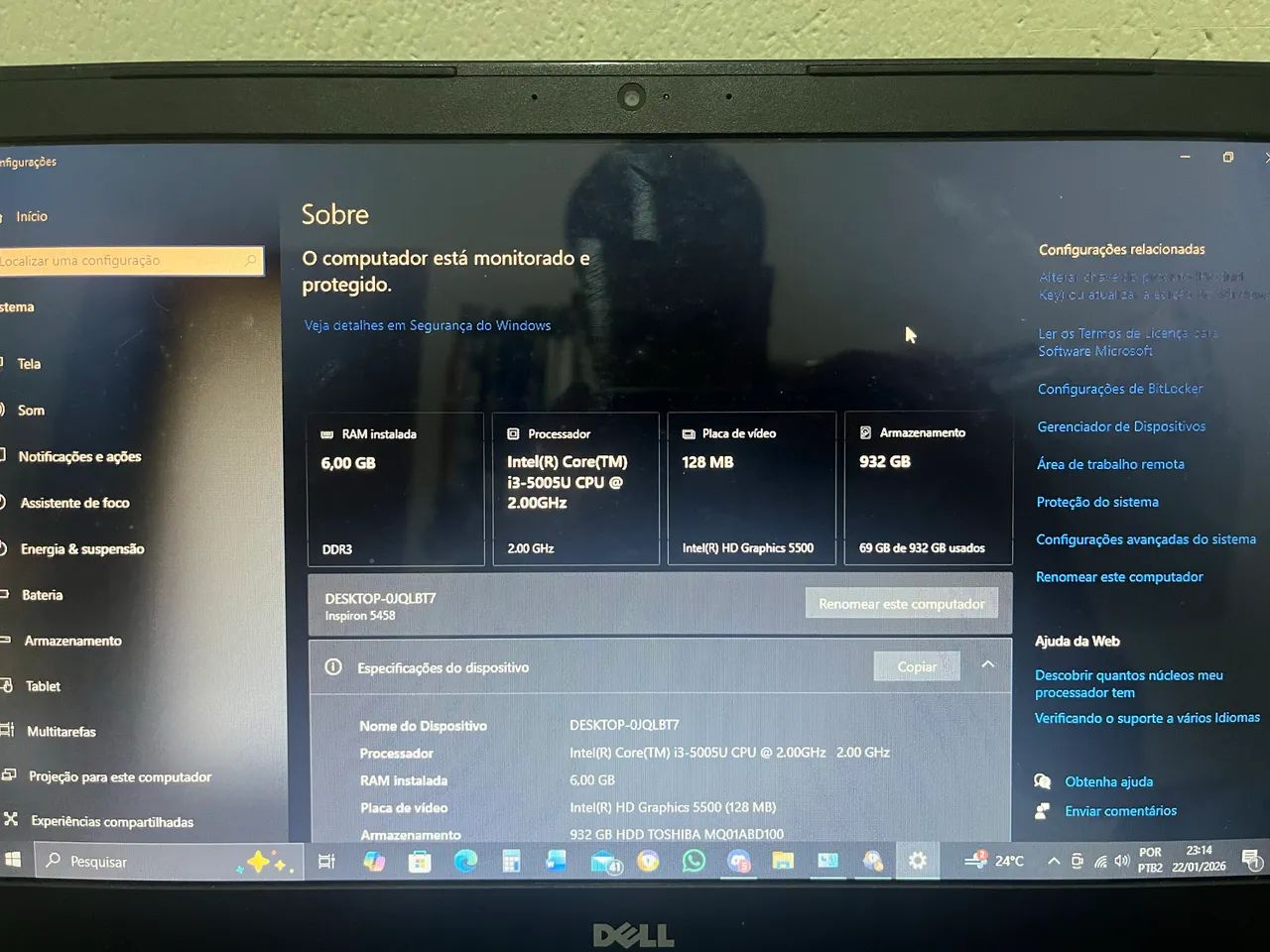 Notebook Dell Inspiron 14 5458 i3 - Foto 2