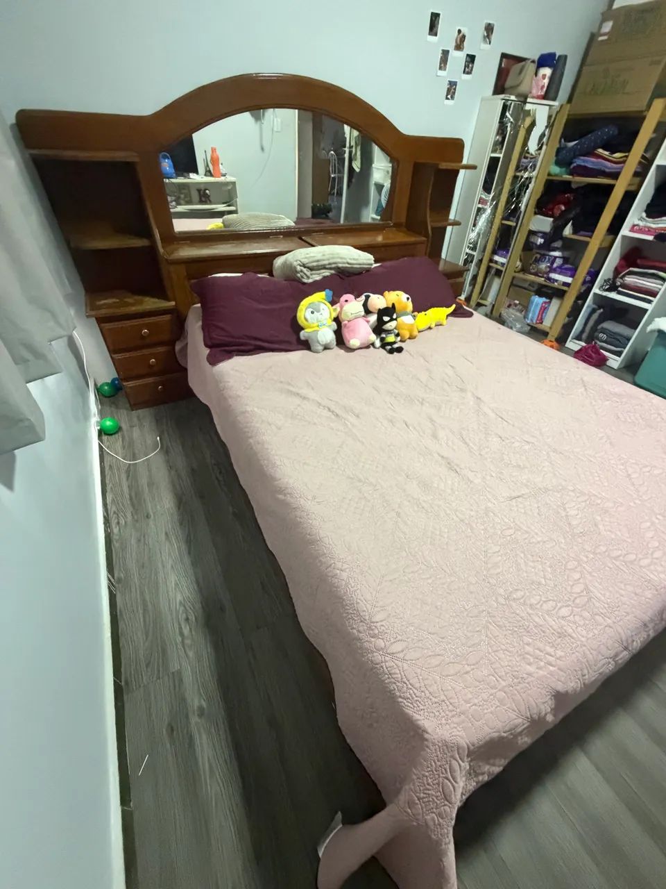 Cama casal em madeira - Foto 4